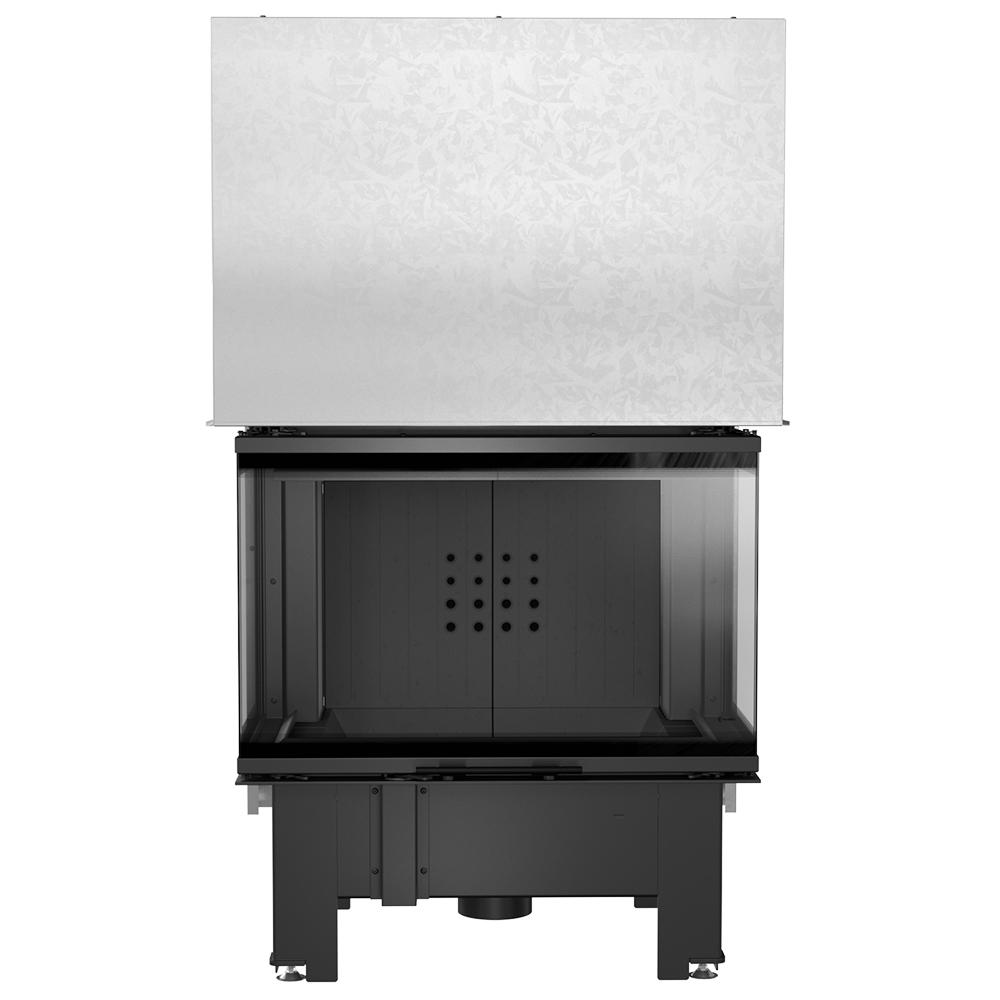 Stahlkamin KRATKI NBC 800/400 10 kW Ø 200 Lift-up schwarz Thermotec