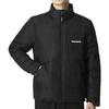 Timberland Solid Color Casual Printed Stand Collar Down Jacket Winter Men Jacket Black A5Z21-001