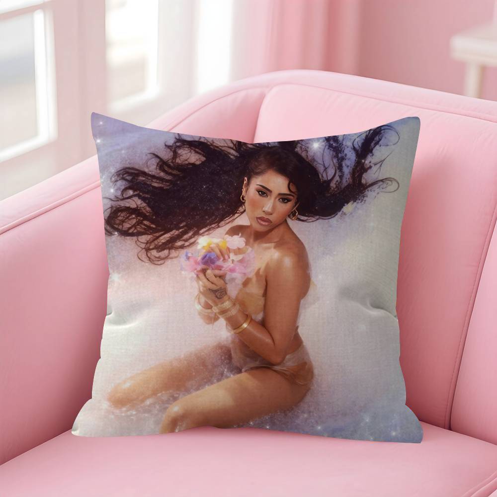 Singer Pop K-Kali Uchis Pillow Gift Home Office Decoration Bedroom Sofa Car Cushion Cover Case 45X45
