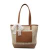Large Capacity Woven Straw Bag Women's Summer New Shoulder Commuter Tote Bag Vacation Wind Beach Bag