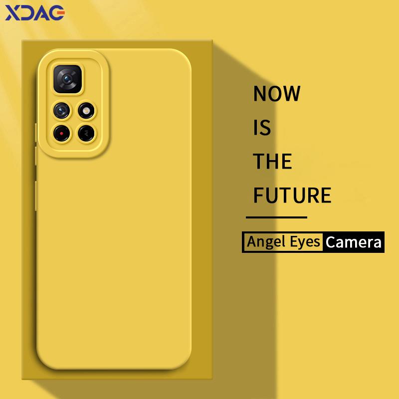 

Angel Eyes Square Liquid Silicone Case for Xiaomi POCO M4 Pro 5G 360 Protective Soft Shockproof Phone Cover POCOM4 M4Pro Housing