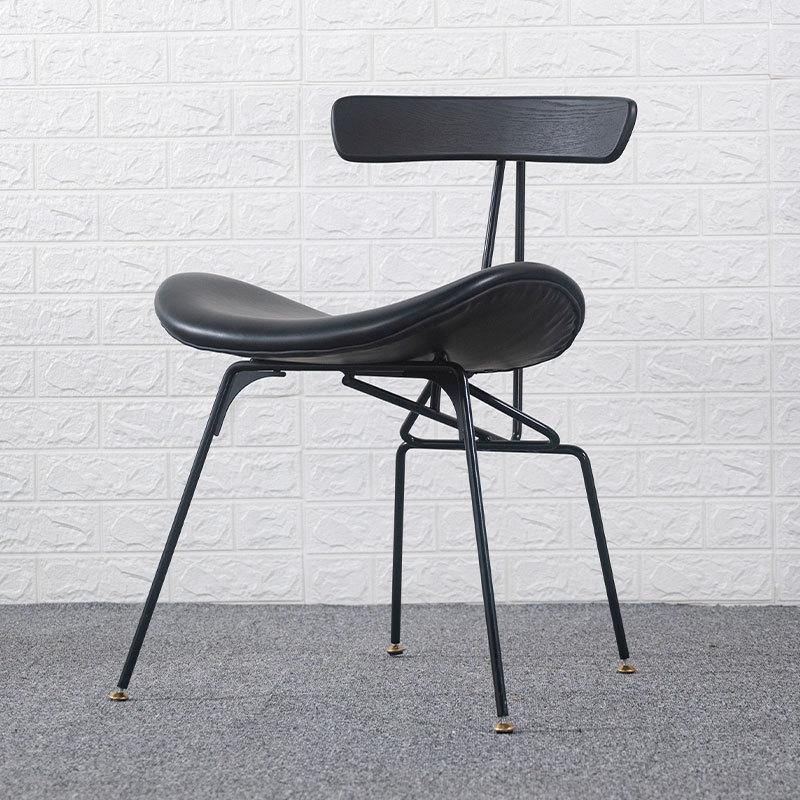 Nordic Industrial Dining Ant Chairs Household Iron Light Luxury Backrest Chairs Leisure Restaurant Chairs