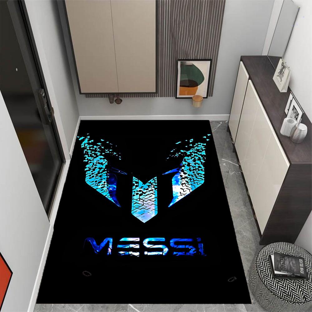 Messi's Legacy Soccer Floor Rug Office Rug Design for Hallway Game Room Decorate room Bedrooms Antislip Carpet Office home decor