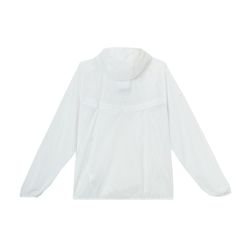 Nike Kurtka męska Stride Repel Wodoodporna z kapturem zapinana na zamek z długim rękawem Kurtki Biała HV4549100