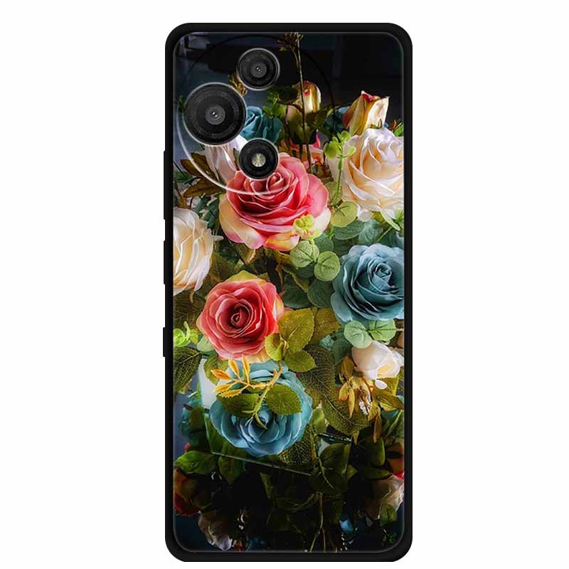 For TCL 60 NxtPaper Phone Case Fashion Black Soft TPU Silicone Back Cover Coque For TCL 60 SE Nxtpaper 60R Case Shockproof Funda