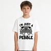 Dandy's World Pebble It's Just A Pebble Fun Printed Summer Children's T-shirt Short Sleeve Breathable Top