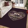 Love Unity Pink carpet floor mats Home Decor Art Room Bathroom mat