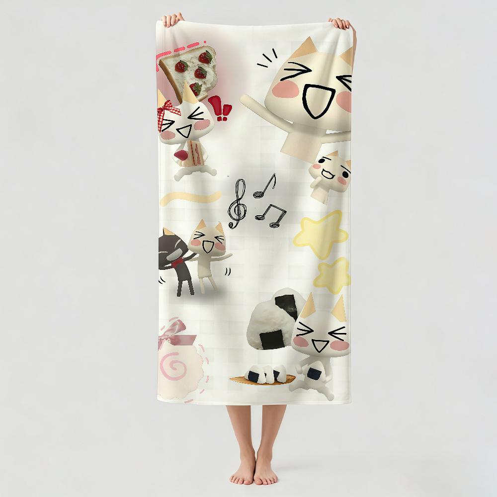 Cartoon cute Inoue Toro Towel Drying Bath Towel Applicable To Light Swimming Camping Yoga Beach Out