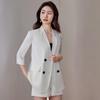Women's Summer Half-Sleeve Blazer & Shorts Set