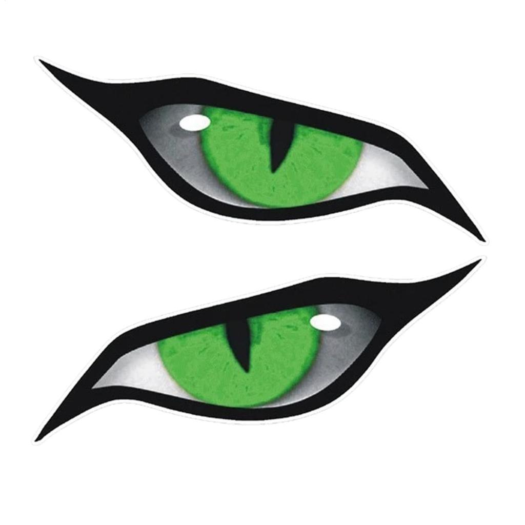 Motorcycle Eye Sticker, Evil Eye Sticker for Car, Creepy Rear Window Decoration Decal -