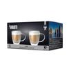 Bialetti Capri Double-Walled Glasses, Heat-Resistant, 160ml, Pack of 2