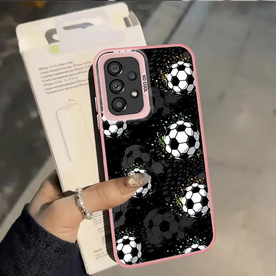 

Cool Football Case for Samsung Galaxy A17 A20s A34 A31 A26 A35 A24 A25 A15 A16 A21s A23 A12 A13 A14 Phone Cover Galaxy A33 5G