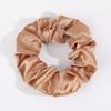 High Elasticity Satin Scrunchie: Versatile, Solid Color, Fashionable Large Circle for Girls