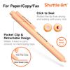 Shuttle Art Highlighter Pastel Neon Chisel for Diary Card SNS Pens, 12-Pack, Retractable, & Colors, Soft, Vibrant, Water-Based, Tip, Quick-Drying,