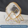 Golden Edge Snack Plate High-end Vegetable Plate Multipurpose Dining Table Plate  Dining Table