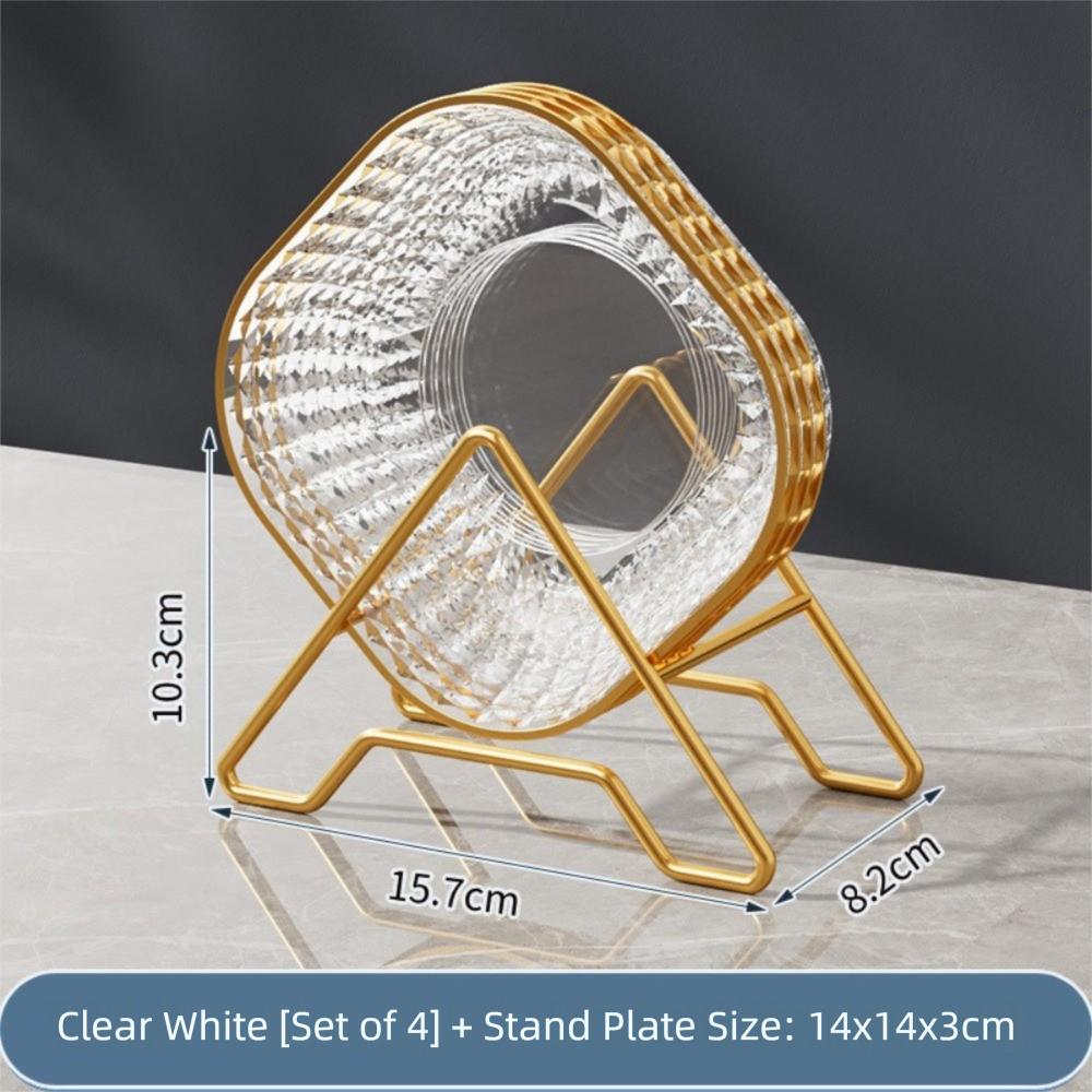 Golden Edge Snack Plate High-end Vegetable Plate Multipurpose Dining Table Plate  Dining Table