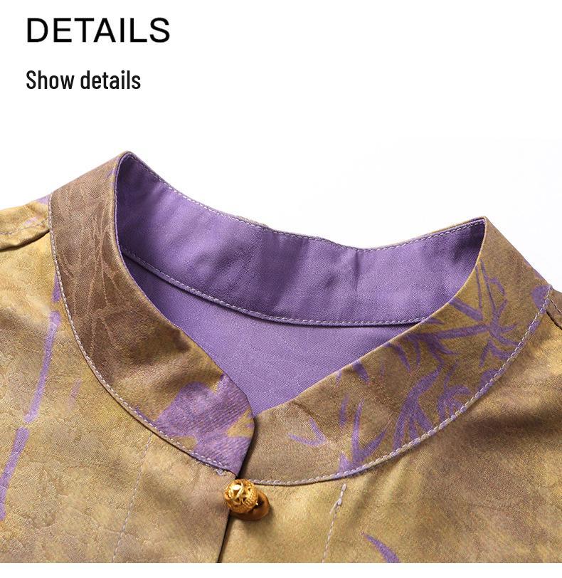 Autumn 2025 Women's Chinese Style Tang Suit Song Brocade Jacket with Frog Buttons