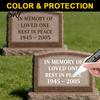 Memorial Inscription Marker Tombstone Pen with 3mm Tip Waterproof Fade-Resistant for Faded Restoration Granite Marble Repair Quick-Dry Stone