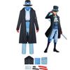 Sabo Cosplay Kostüm Anime Umhang Herren Anzug Halloween Mantel Weste Hemd Hose Uniform Hut Party Outfits
