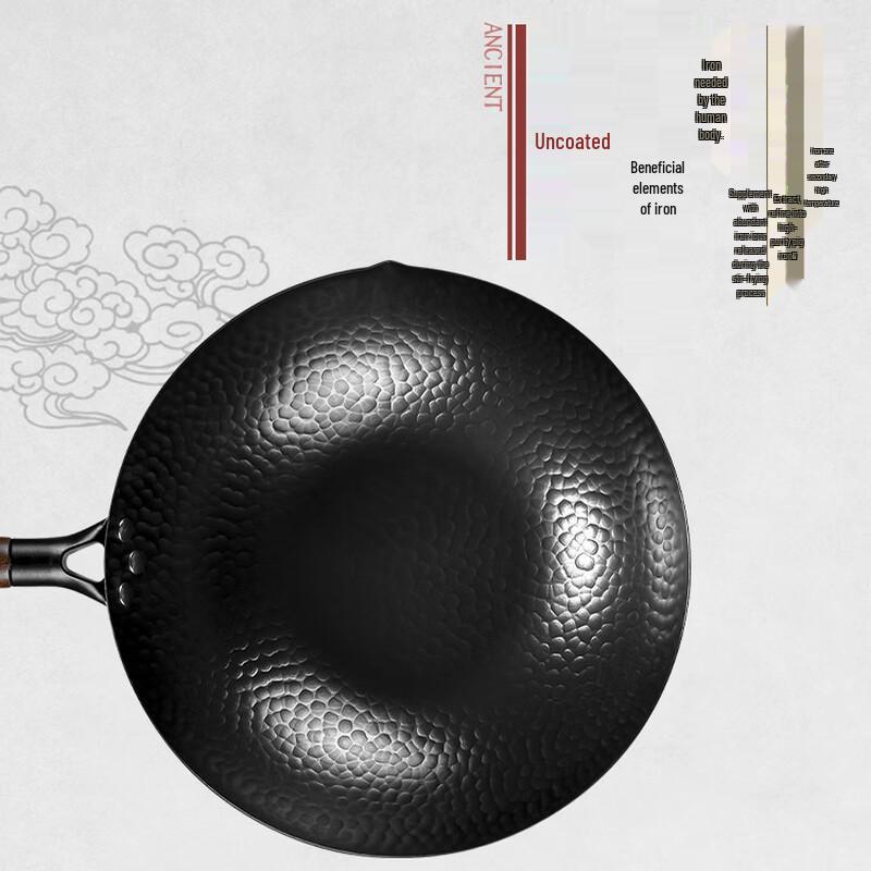 Old-fashioned Iron Wok