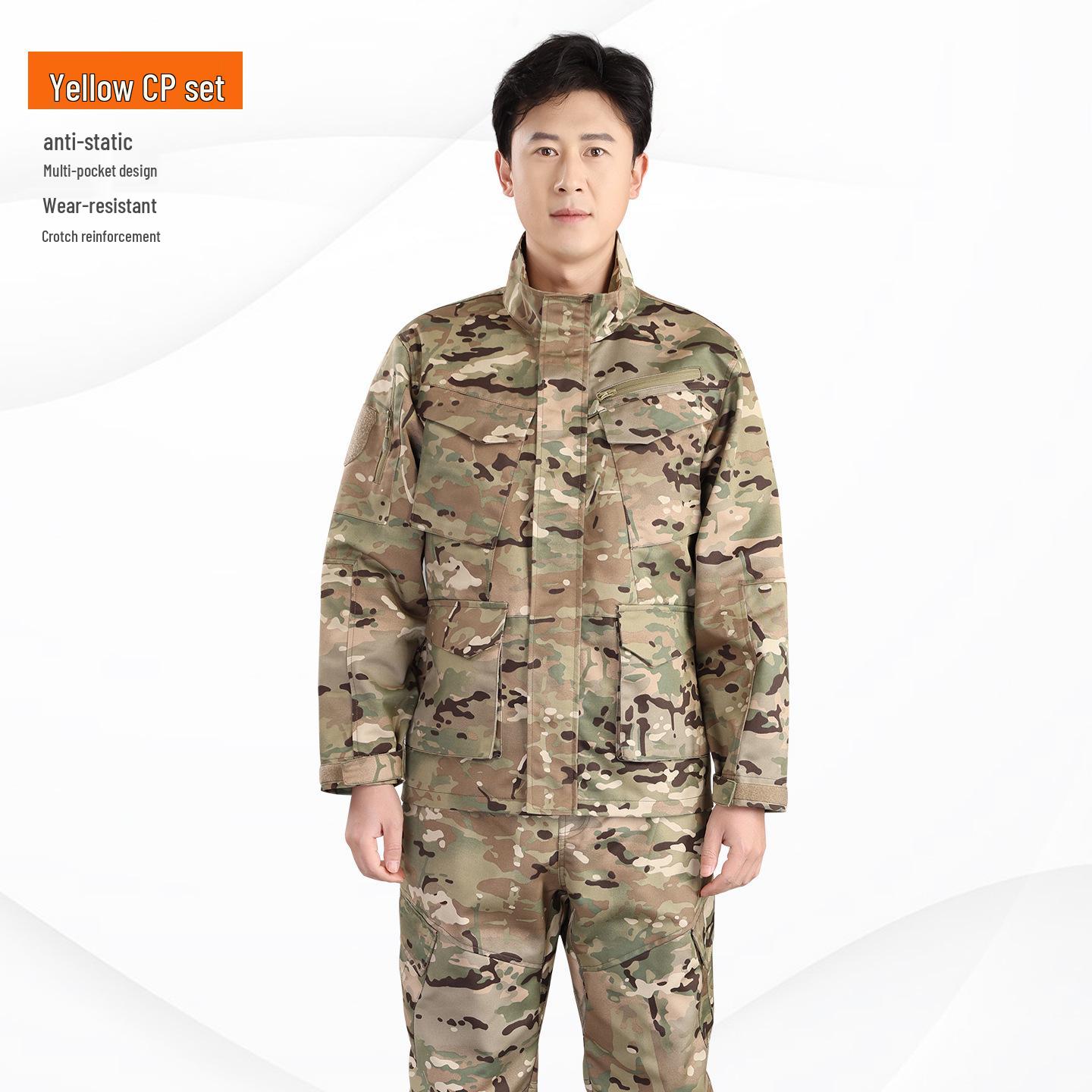 

Men s Spring & Autumn Anti-static Workwear Set: Breathable, Wear-resistant, Tactical & Outdoor Jacket. 185 (160-180 lbs recommended)