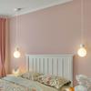 Modern Minimalist Globe Ball LED Pendant Lighting Dining Room Bedroom Bedside Hanging Lamp Restaurant Bar Counter Chandelier