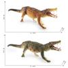 Figurine Exquisite Crocodile Made Of Durable Pvc Perfect For Kids Learning And Display Home