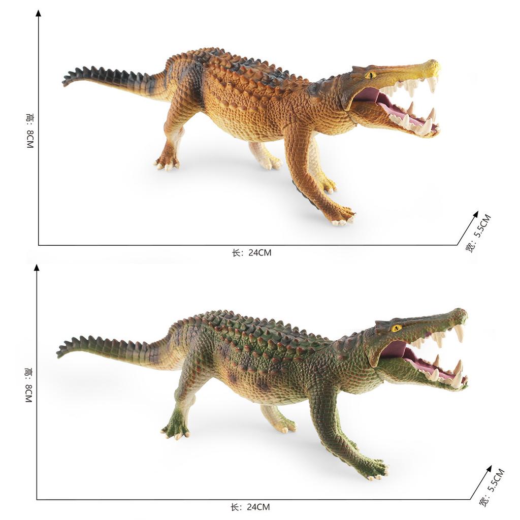 Figurine Exquisite Crocodile Made Of Durable Pvc Perfect For Kids Learning And Display Home