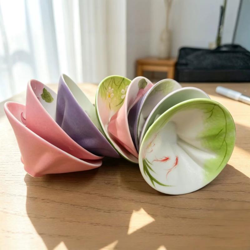 Painted Lucky Gourd Teacup