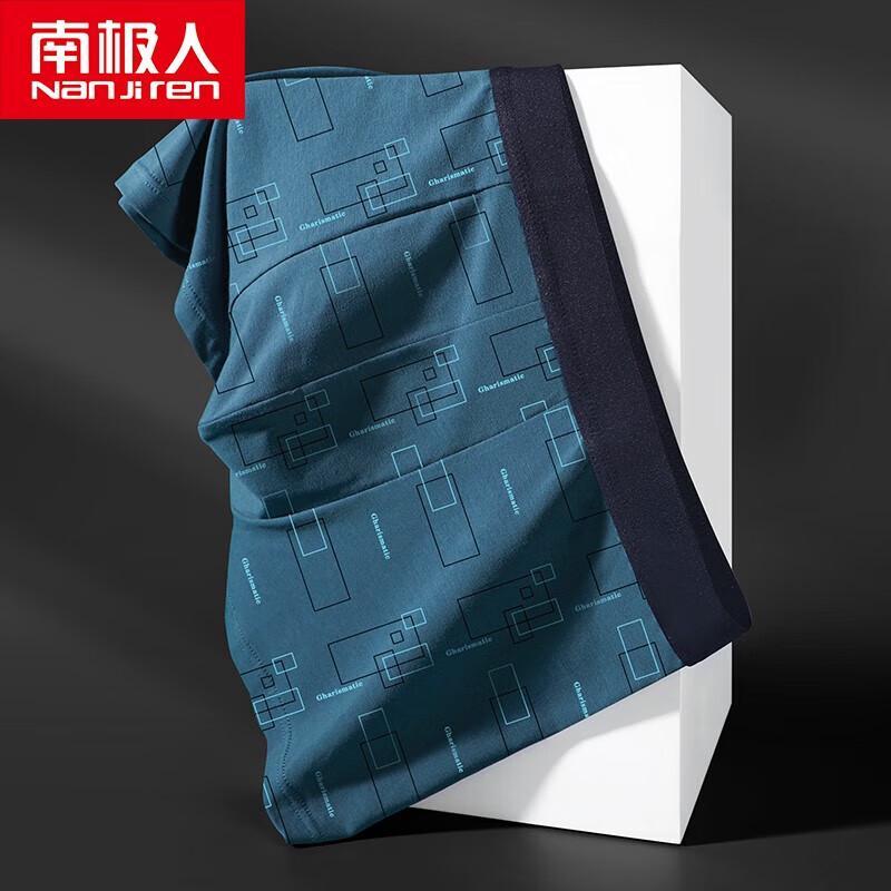 Nanjiren Men's Breathable Boxer Briefs 4-Pack