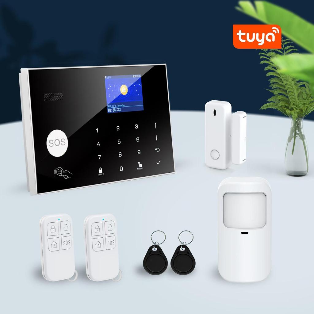 Tuya Smart WiFi/GSM Home Burglar Alarm with Wireless Mobile Remote Control