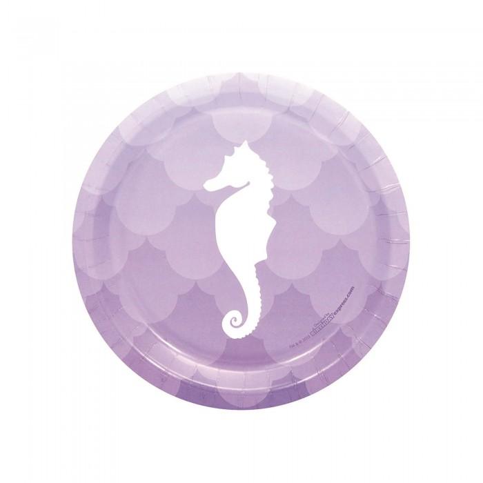 Bristol Novelty Seahorse Party Plates (Pack Of 8)