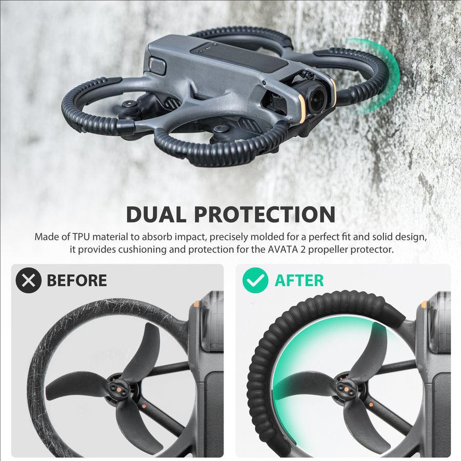 DJI Avata 2 Propeller Guard Motor Cover Crash Proof Bumper for Drone Accessories