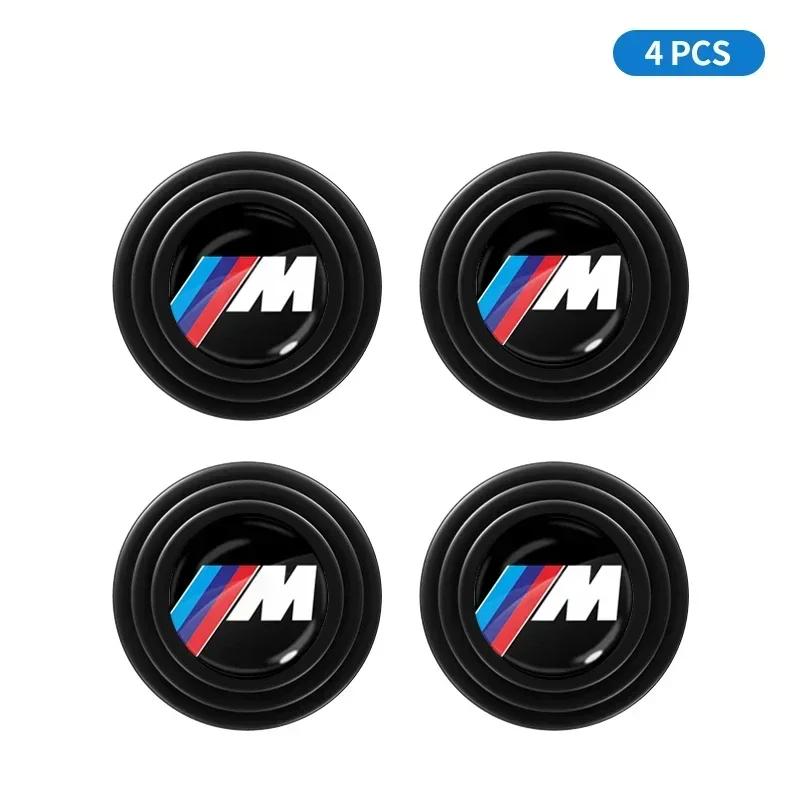 4 st BIlsdörr Anti-kollision Stötdämpande Silikonkuddar Klistermärken För BMW E46 E85 E60 F10 E39 F30 E36 F20 E87 E90 E70 X3 X5 Tillbehör