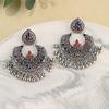 Exaggerated pendant earrings with a niche design, bell earrings, vintage alloy ethnic style jewelry