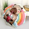 Kapibara Fashionable Automatic Opening/Closing Folding Umbrella. Portable and Foldable, Ideal for Gift, Travel, and Daily Use.