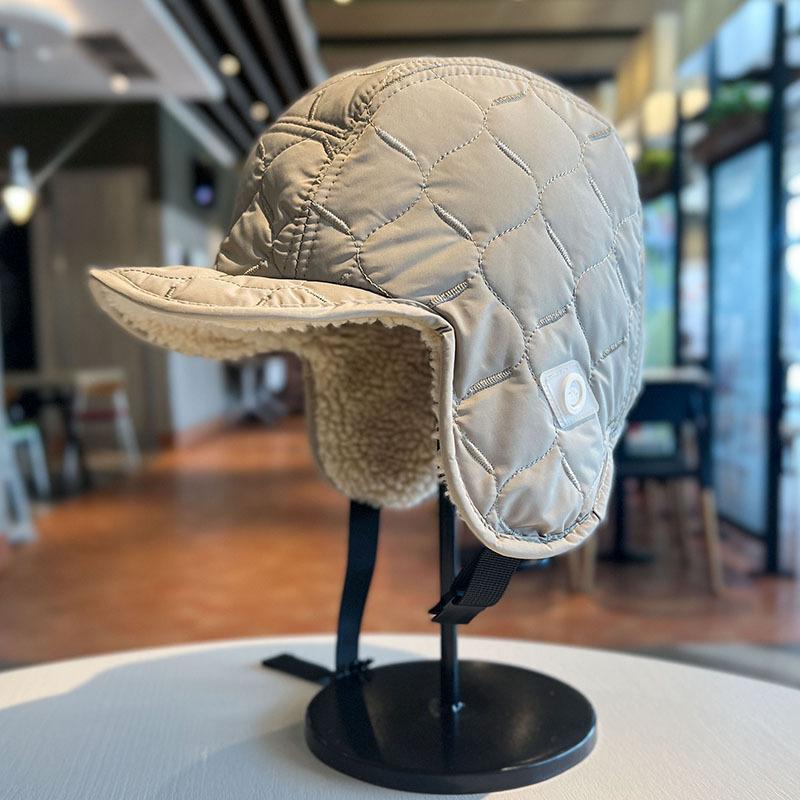 

Шапка Lei Feng для мужчин и женщин, зимняя, утолщенная и бархатная, из овечьей шерсти, теплая, для защиты ушей, для катания на лыжах, для езды на велосипеде, пилотская шапка M（58-62cm） хаки