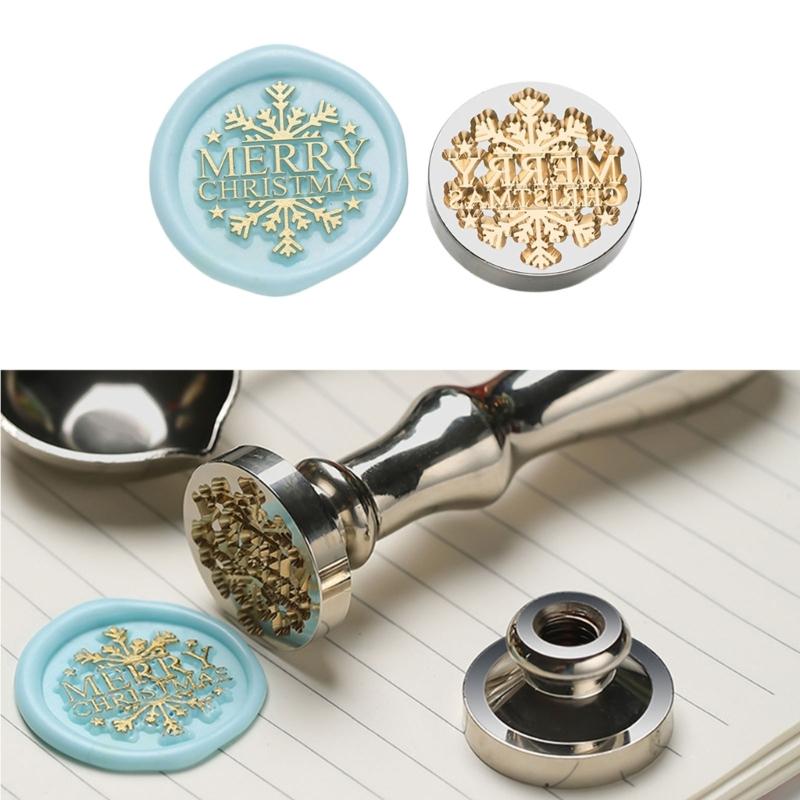 5Pcs Butterfly Rose Embossed Seal Stamp Replaceable Seal Stamp Head for Letter Envelope Christmas Card Party Invitations
