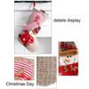 Santa Claus Christmas Candy Sock Elk Snowman Christmas Gift Bag Xmas Sock Haning Pendant  Christmas