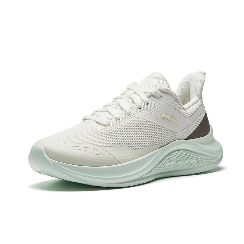 Anta Running Series Comfortable Shock Absorbing Durable Low Top Casual Running Shoes Women sneaker Gray 922535513-3