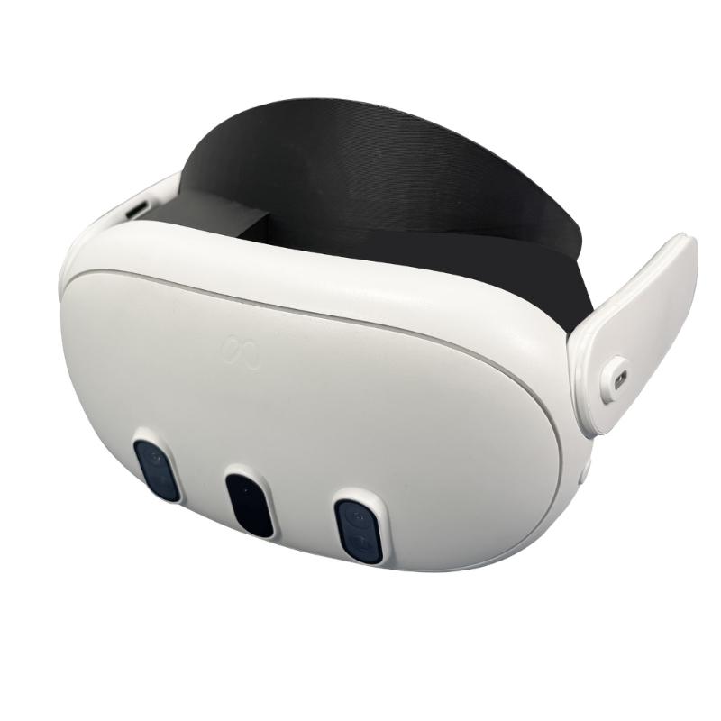 Breathable PU Leather Face Cover For 3 VR Headsets Adjustable Comfort 3D Printed Frame Enhanceds Ventilation