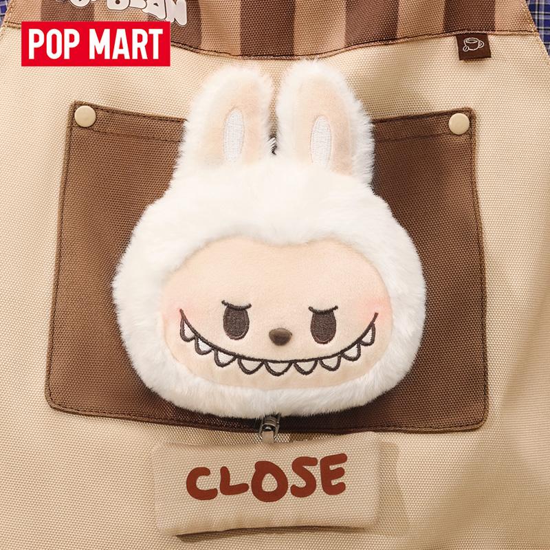 New POP MART The Monsters LABUBU Bubbles Cute Bean Coffee Factory Collection, Apron Trend Based Products PPMT-2508-0070