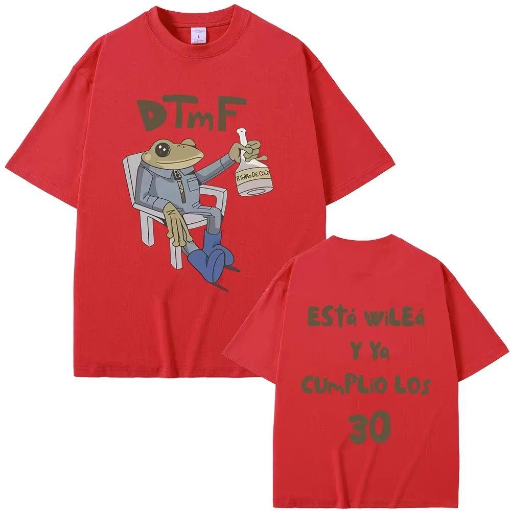 

Debi Tirar Mas Fotos DTMF Album Graphic Tshirts Rapper Bad Bunny Frog Funny Meme Tshirt Hip Hop Oversized T Shirts Unisex 4XL