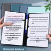 Erasable A5 Leather Whiteboard Notebook - Portable Draft & Memo Pad