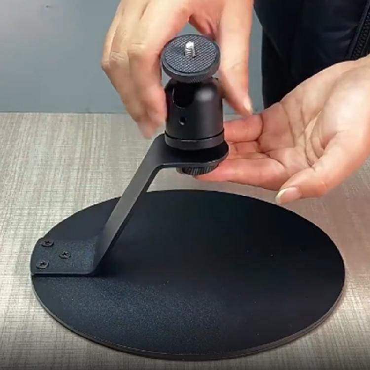 Schreibtisch-Projektorständer Metallhalter Mehrwinkelverstellbare Projektorhalterung 360 Grad verstellbarer Tischhalter Halterung
