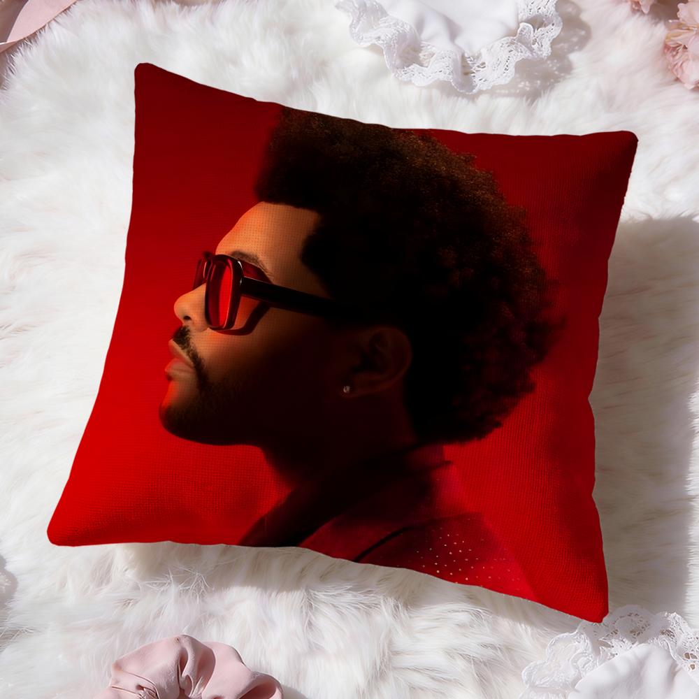 T-The Weeknd Sänger Kissenbezug Premium Komfort Wendbarer Kissenbezug -Zwei-in-Eins-Design für Jeden Raum & Autoinnenraum