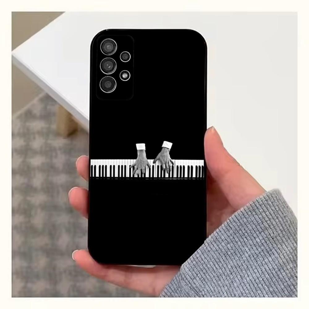 

Чехол для телефона Музыкальная Пианино Клавиатура Для Samsung S25,S24,S23,S22,S20,S21,S10,Ultra,Plus,Lite,FE,Мягкий Силиконовый Черный Чехол Samsung S30plus5G