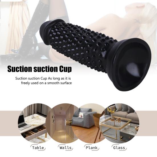 Anální kolík Silná přísavka Dildo Měkká a smyslná simulace Bump Design Penis Vtlačující Sex Dildo Žena Supply