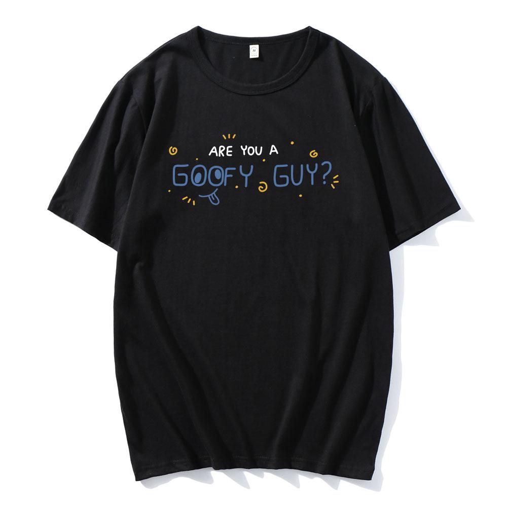 Are You A Goofy Guy? Tee Singer Morgan Jay T-shirt Cotton Soft Round Neck T Shirt Unisex Streetwear Cartoon Graphic Top XXL чёрный