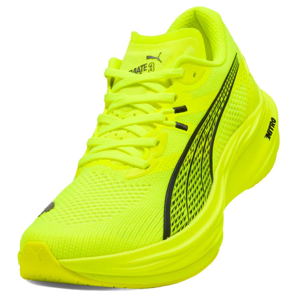 Puma Deviate Nitro 3 Yellow Alert Black Men Sneakers 309707-14
